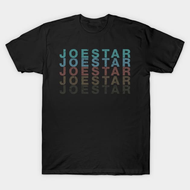 Vintage Proud Name Joestar Personalized Birthday Retro T-Shirt by Beautiful Giant Spider